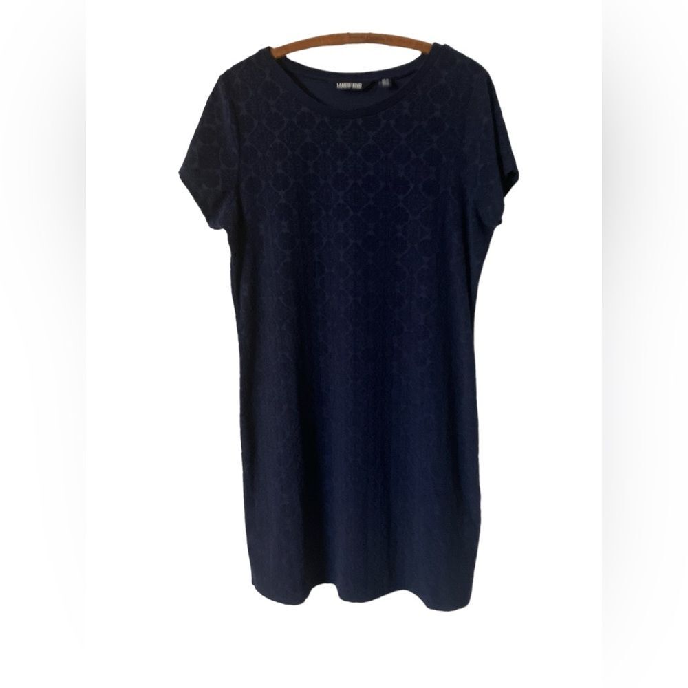 Lands' End Navy Mini Dress